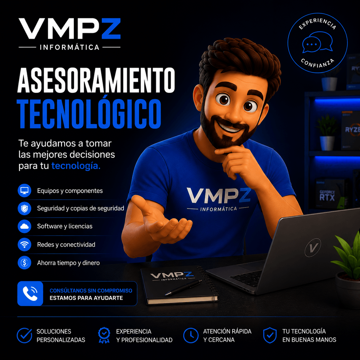 Asesoramiento tecnológico — VMPZ Informática