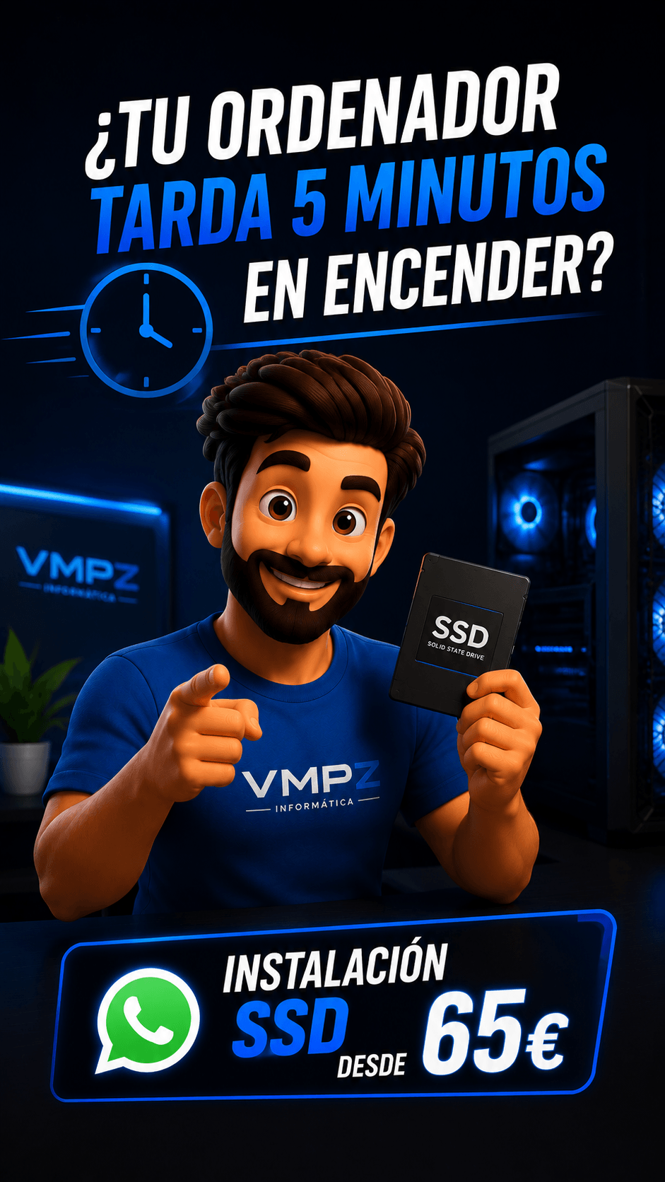 Instalación de SSD — VMPZ Informática